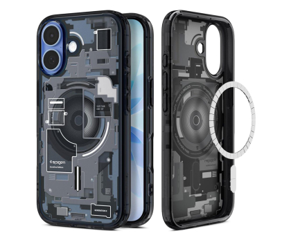 Etui / obudowa na smartfona Spigen Ultra Hybrid Mag Magsafe do Iphone 17 Zero One Black